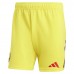 2023-24 AS Roma Mens Yelllow Goalkeeper Shorts